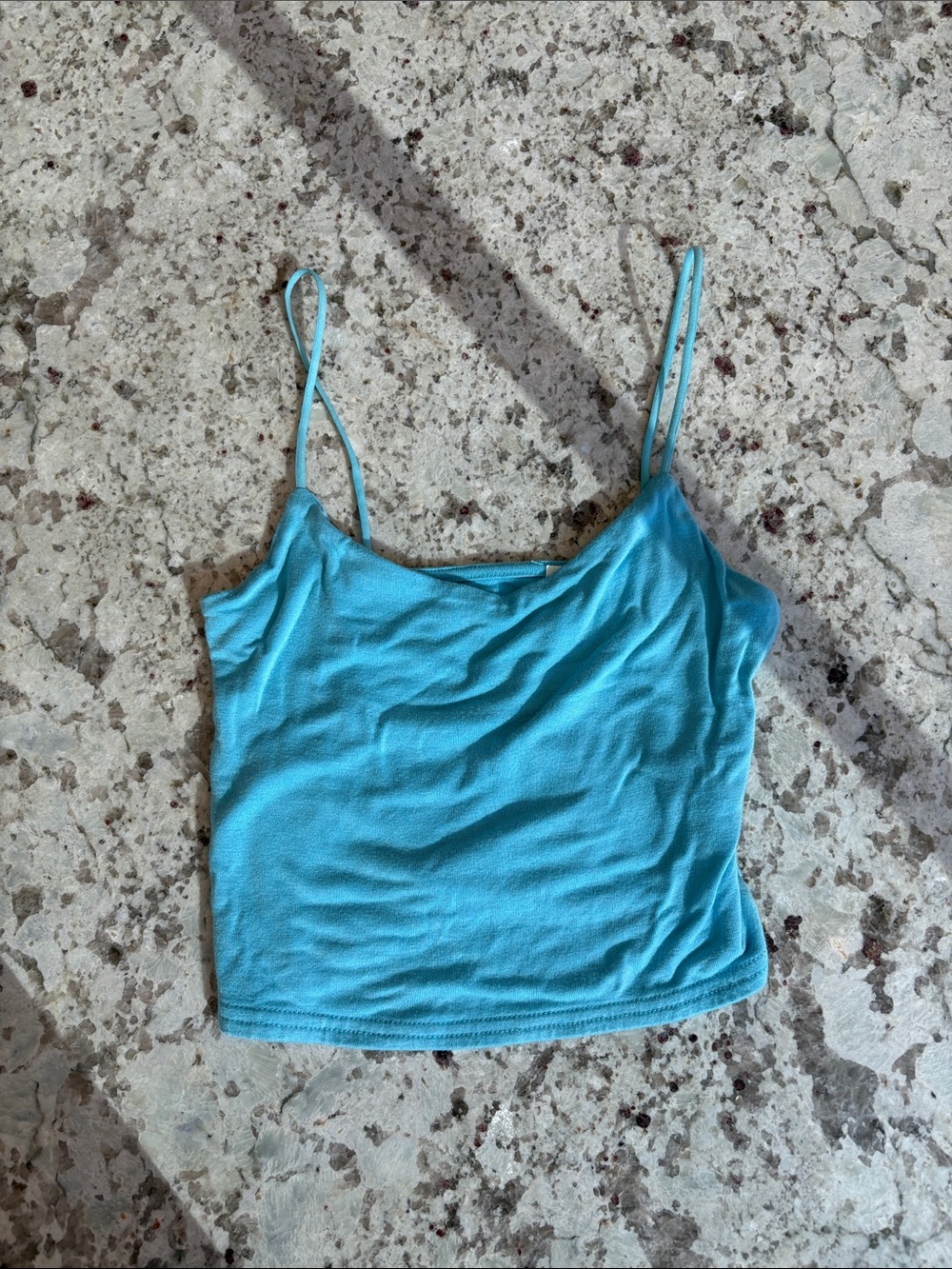 PacSun Turquoise Spaghetti Strap Tank Top